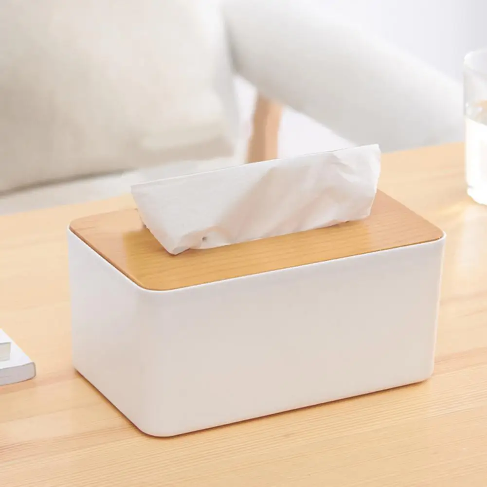 Modern Accessories Rectangle/Round/Square Home Decoration Creative Useful Storage Box Tissue Storage Box Stain-resistant