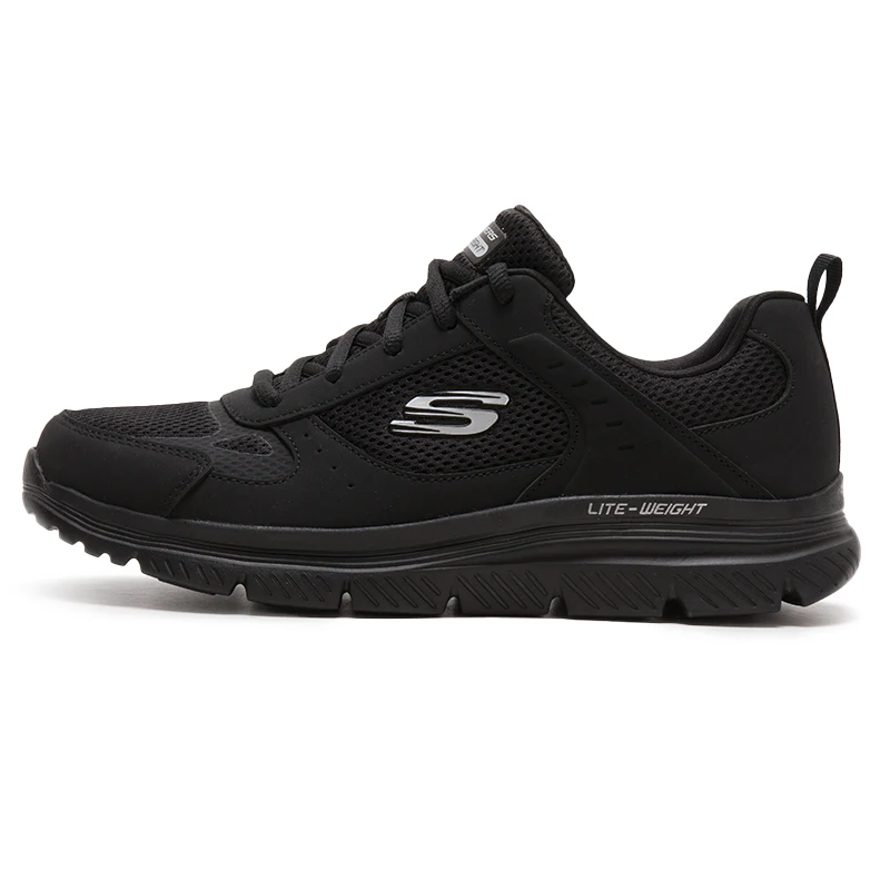 Skechers Zapatos deportivos para hombre, zapatos de malla transpirables para caminar, zapatos casuales bajos ligeros y resistentes al desgaste para exteriores 8790230-Bbk