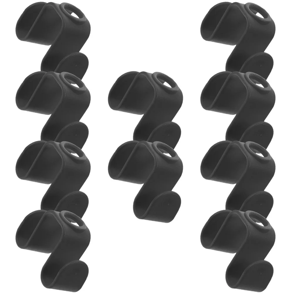 10 قطعة خطافات شماعات موصل كليب لتنظيم الخزانة جودة عالية قابلة للتكديس شماعات موسع السنانير ضوء صغير المنزل #6