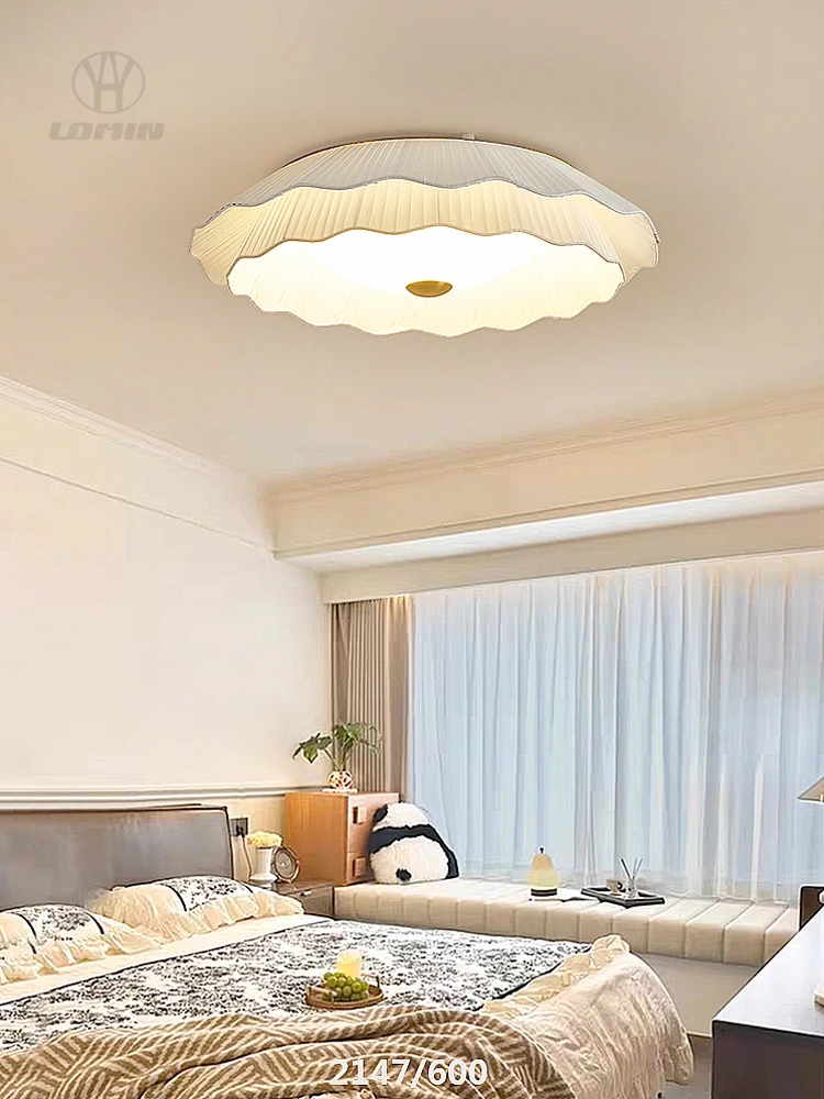 

Nordic Modern LED Ceiling lamp Iron+Fabric Ceiling Light Bedroom Living Room Home Decoration Light fixture