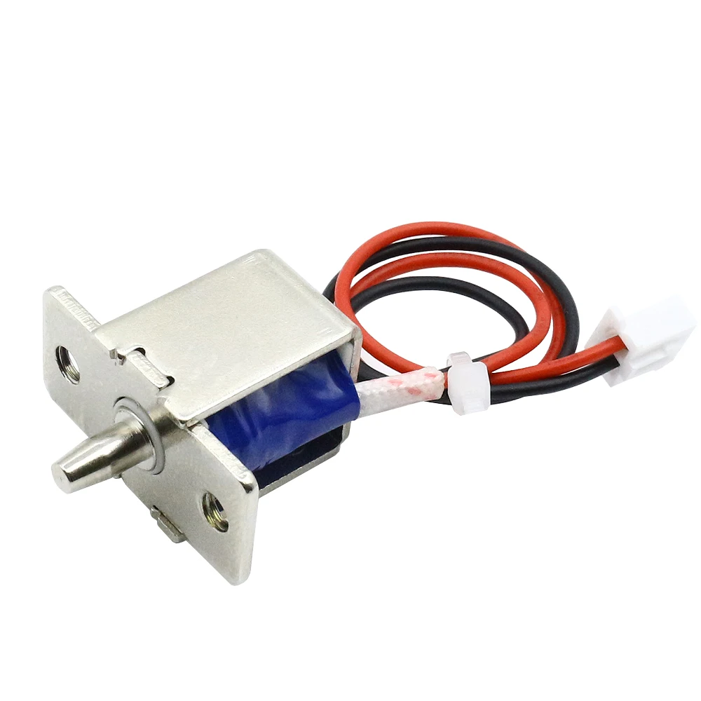 Cerradura electrónica pequeña DC5v12v, mini electroimán de solenoide, cerradura eléctrica, cerradura electrónica oculta, cerradura de puerta