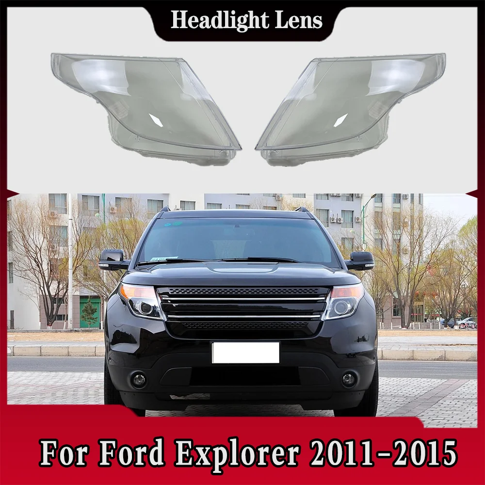 

Headlight Cover Transparent Lampshade Headlamp Shell Replace Original Lens Plexiglass For Ford Explorer 2011 2012 2013 2014 2015