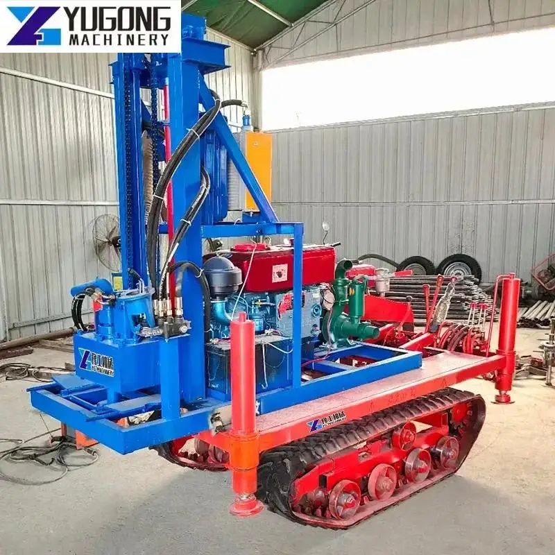 2023 Diesel/Gasoline Hydraulic Deep Water Well Drilling Machine for Sale Drilling Rig Turkey Water Well Drilling Rig Hot Sales