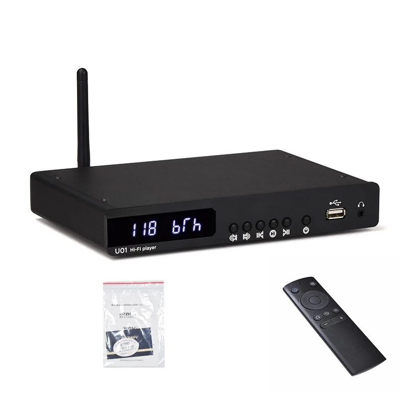 HD Lossless Audio Player ES9038Q2M Lossless Decoder 2.1 Channel HIFI Decoder Coaxial Inputs