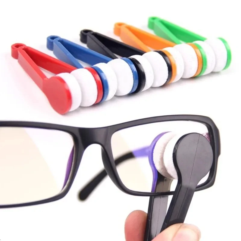 1-5Pcs Multifunctional Glasses Cleaning Rub Eyeglass Sunglasses Spectacles Microfiber Cleaner Brushes Shaped Wiping Tools