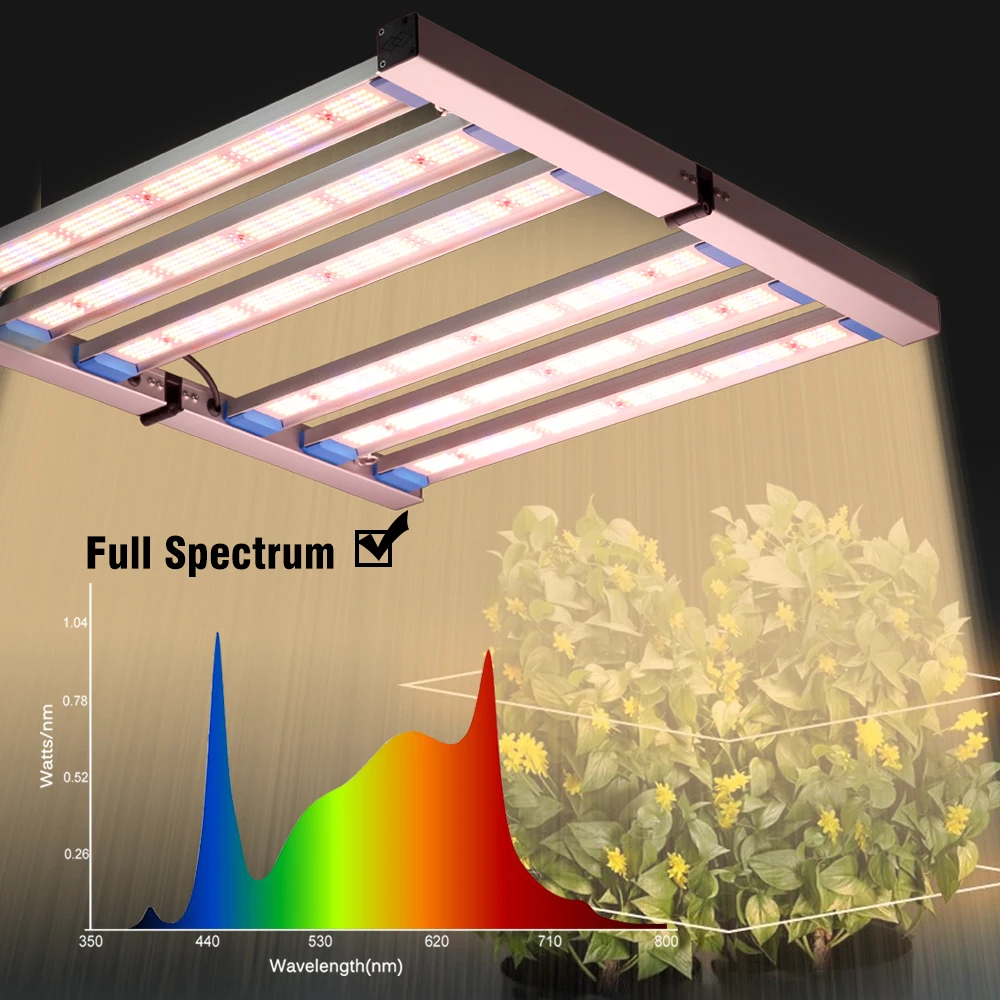 Full Spectrum LED Growth Lamp With Adjustable Brightness Suitable For Plant Growth At Different Flowering Periods 240W 320W 480W