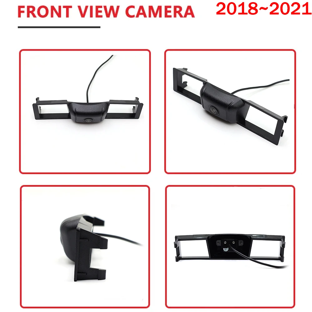 ZJCGO Car Front View LOGO Parking Camera AHD 1080P Night Vision for Porsche Macan 95B 2014 2015 2016 2017 2018 2019 2020 2021