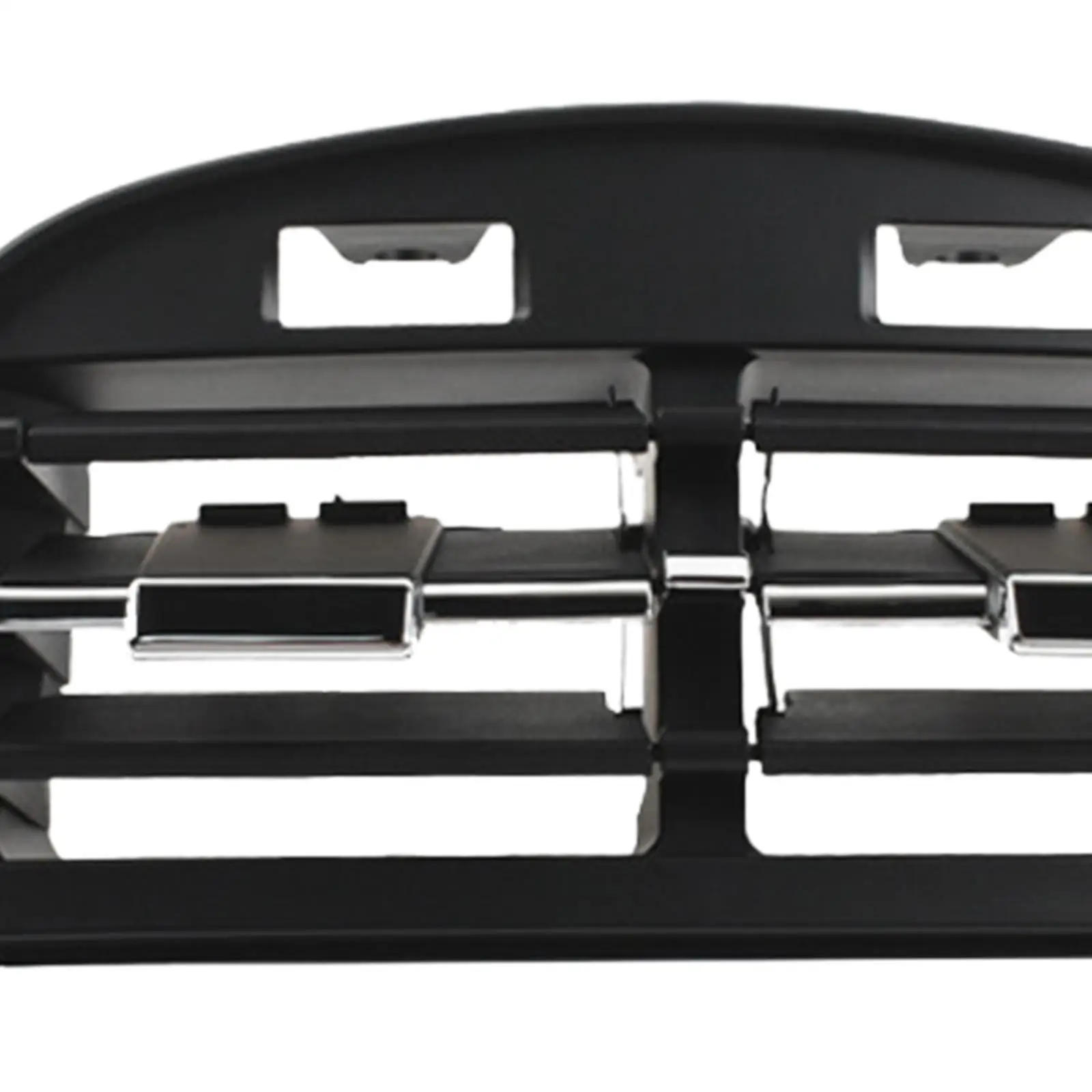 

Черная решетка воздуховода из полипропилена, легко устанавливаемая, универсальная, для заднего центрального воздуховода кондиционера автомобиля, на замену