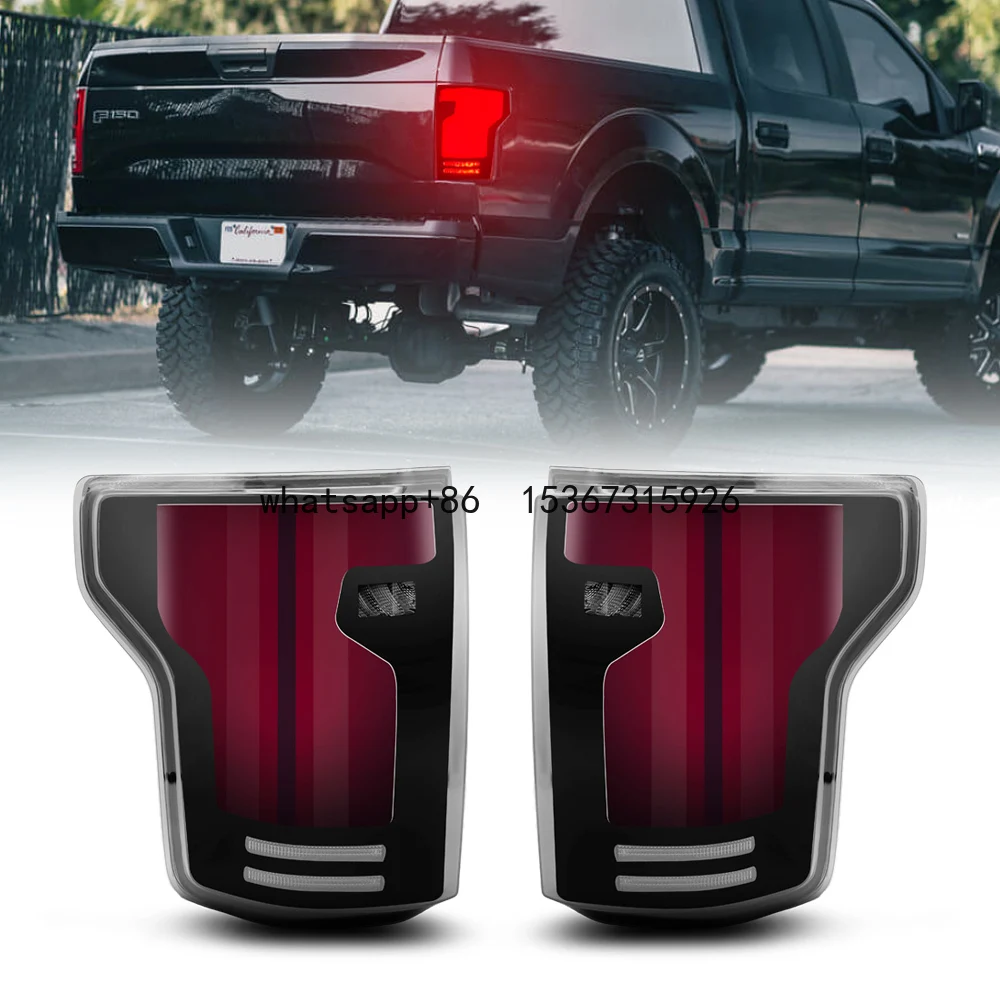 led tail light car led taillight with brake light reverse light rear lamp for 2015-2020 Ford F150 F-150 pickup