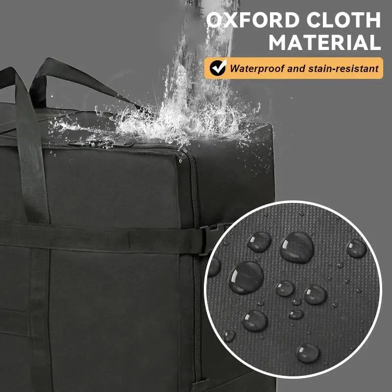 Aufbewahrungstasche aus Oxford-Gewebe, Verstärkte Große Kapazität, Umzugstasche, Kleidung, Decken, Sortierung, Aufbewahrungstasche für Gepäck – Detail 3