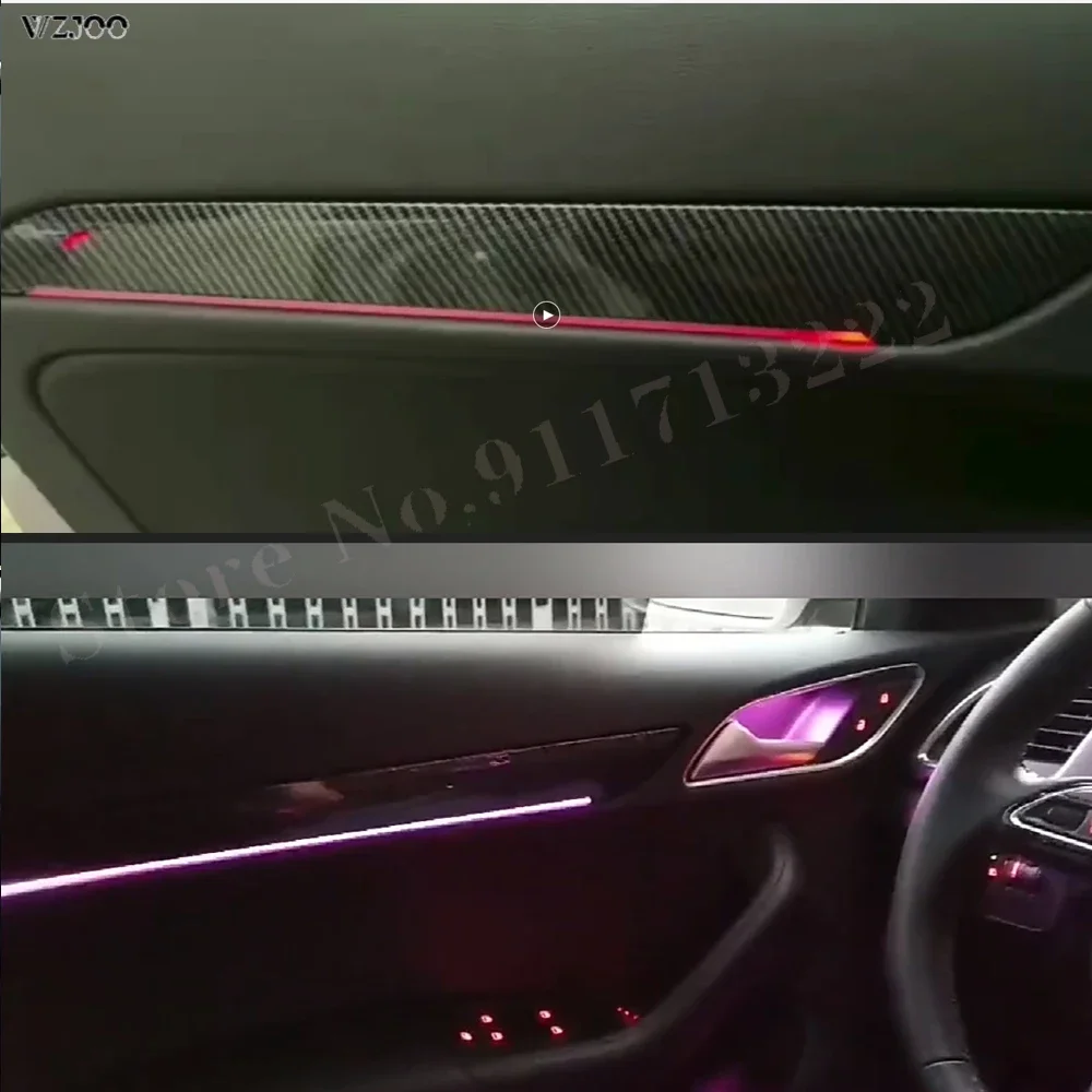 

21/64color LED ambient light For Audi Q3 2013-2018 Interior Atmosphere Lamp central light MMI control Original factory 1:1 model