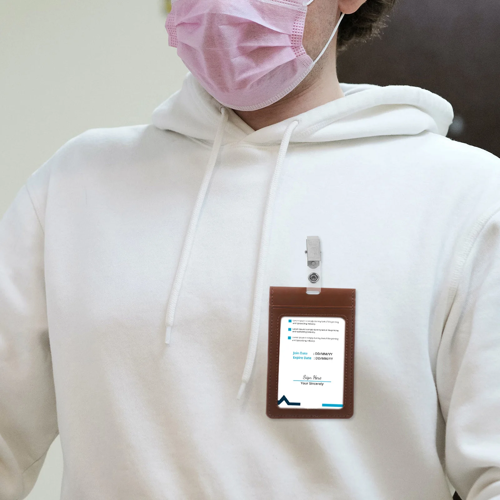 

100 шт., маленькие зажимы для бейджей, пластиковые ремни, портативные держатели для бейджей, железный ПВХ, легкий зубчатый зажим типа «крокодил» для идентификационного имени