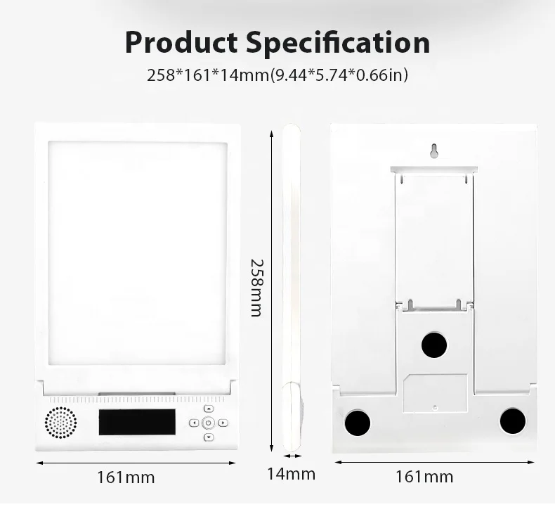 New 10000lux Light Daylight Full Spectrum Light Adjustable Bright Seasonal Affective Disorde Luxury Lamp 8W