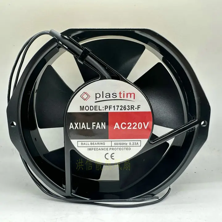 

PF17263R-F AC 220V 0.23A 172x150x38mm 2-Wire Server Cooling Fan