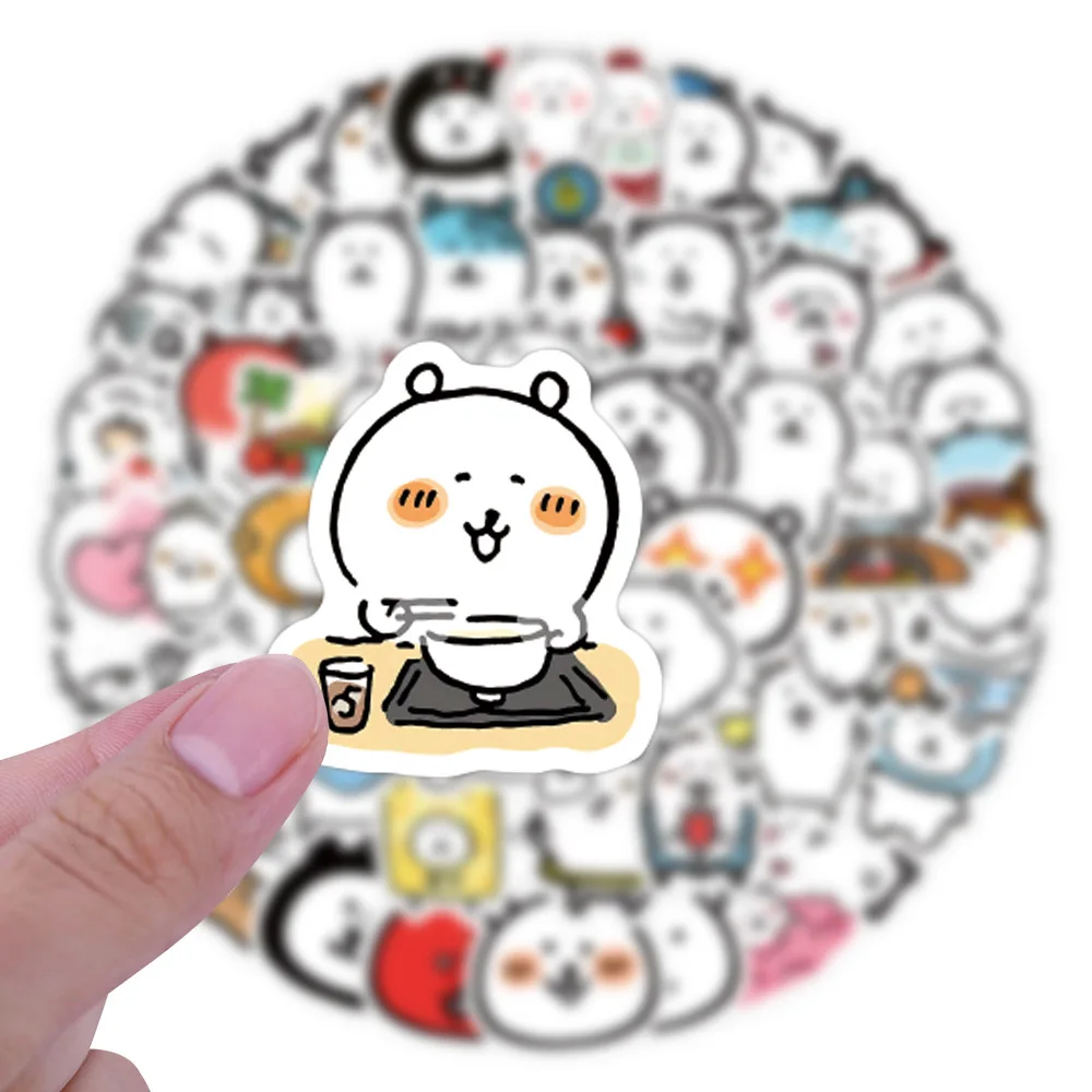 

10/30/50/105PCS Cartoon Cute Fun Joke Bear Sticker Waterproof Graffiti Decal Kids Toy Gift for Scooter Motorcycle Helmet Desk