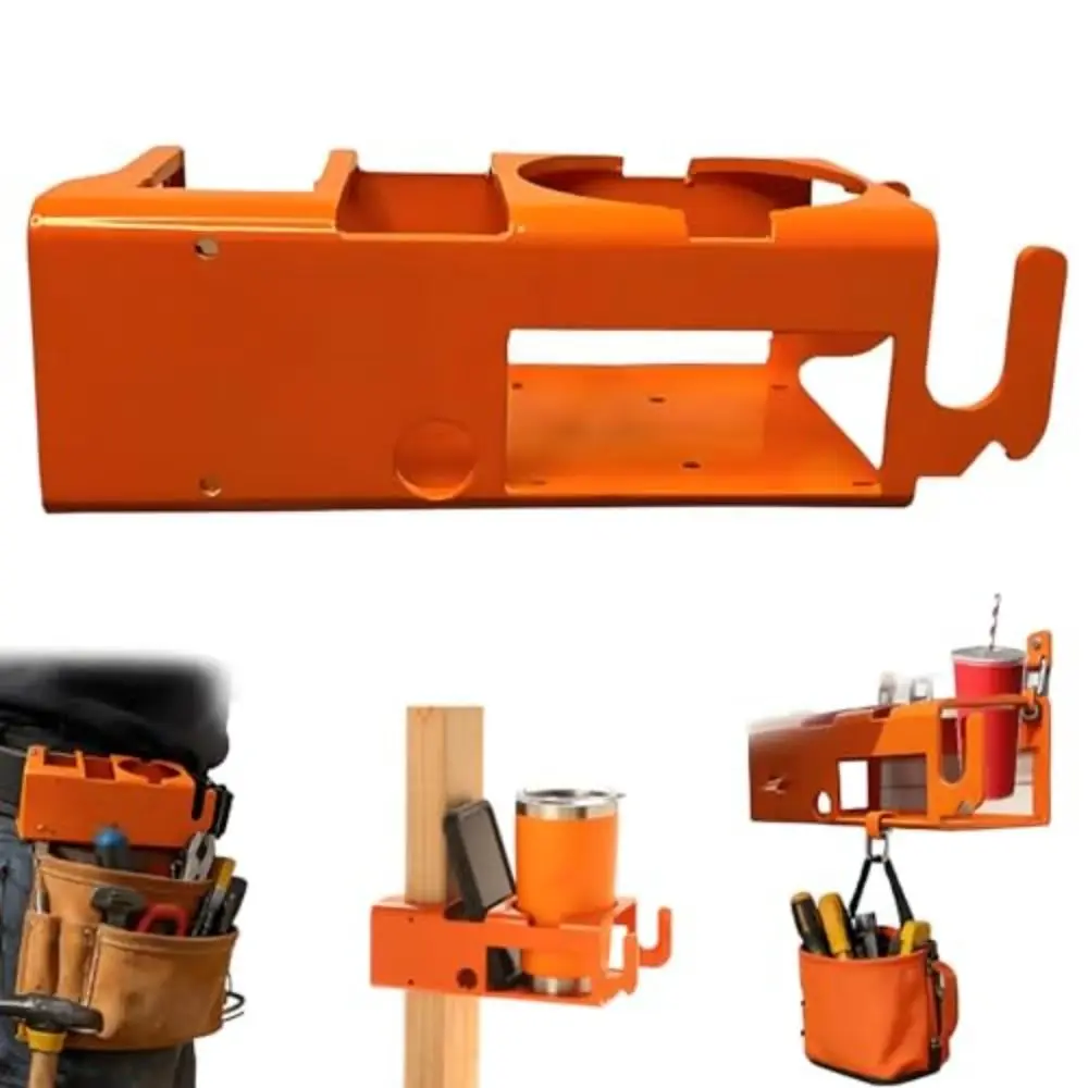 

Gifts Orange Mug/Drink Holder Portable Drink Tool Toll Bag Hoodie Hooks Geometric Design Office Coffee Mug Holder