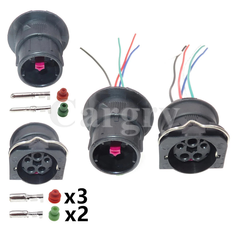 1 Set 5P Automotive Composite Connector AC Assembly Car Wire Harness Socket Auto Plastic Housing Waterproof Plug