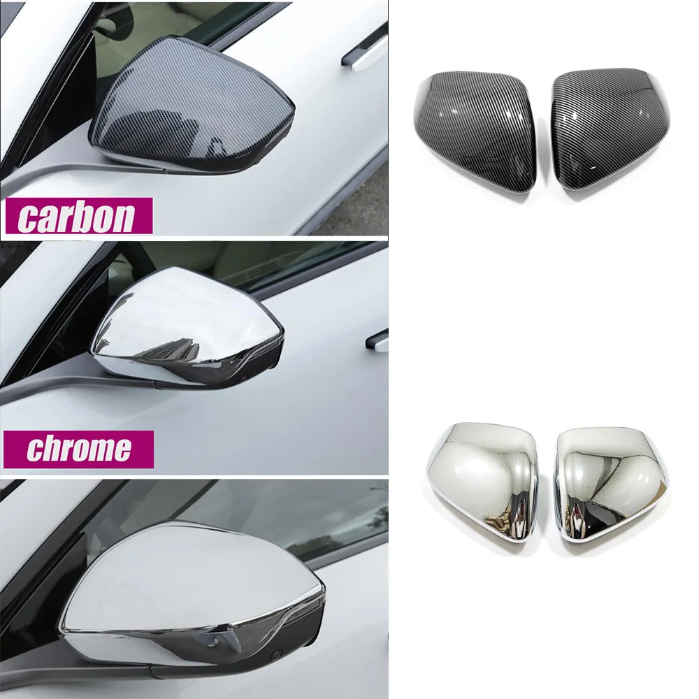 

ABS Carbon Fiber /chrome For NIO ET7 2022 2023 Car Side Door Rear View Mirror Cover trim Anti Scratch Sticker Frame Accessories