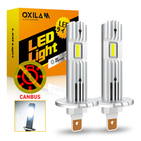 OXILAM 12000LM H1 LED Headlight Bulb Canbus 1:1 Mini Size No Adapter Car Head Fog Light for Hyundai Ford Fiesta MK7 Smax Focus 2