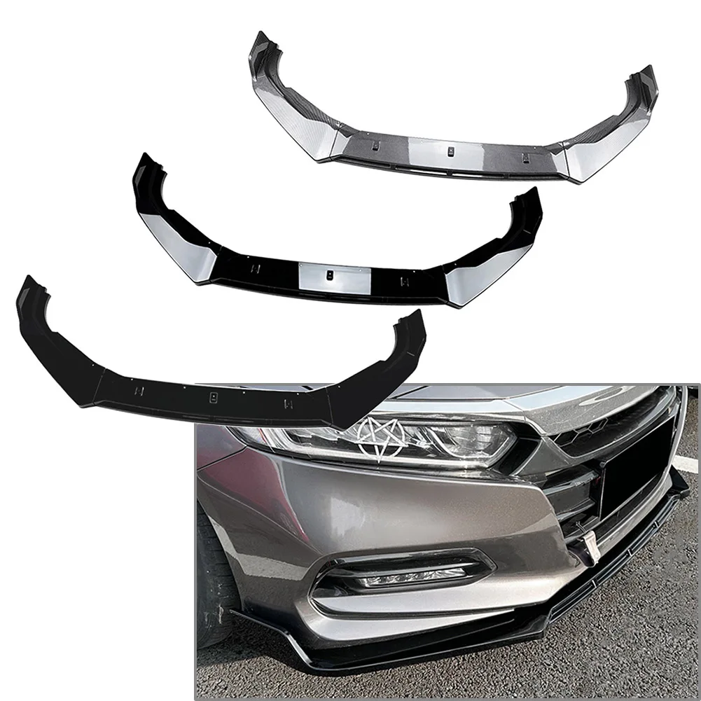 

Car Front Bumper Lip Splitters Spoiler Body Kit For Honda Accord 10th Generation 2018 2019 2020 2021