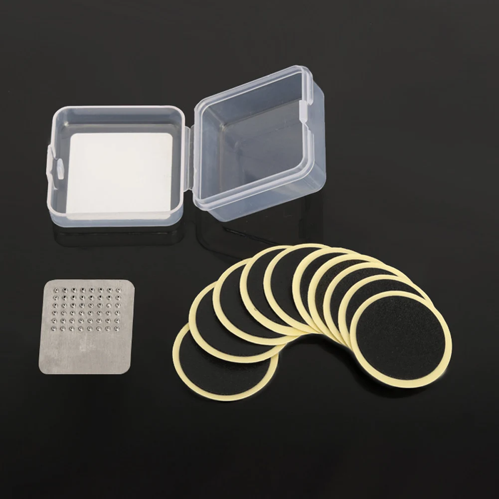 Inner Tube Patches Rubber Bike Repair Tool Tire Repair Pad Bicycle Inner Tire Glueless Chip Patches Repair Kit view 2