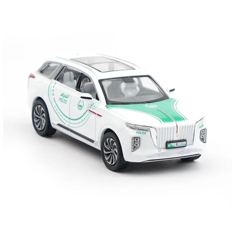 

Предпродажа Xcartoys 1:64 Hongqi E-HS9 Dubai Police Special Edition Коллекция литых моделей автомобилей Миниатюрная коллекция