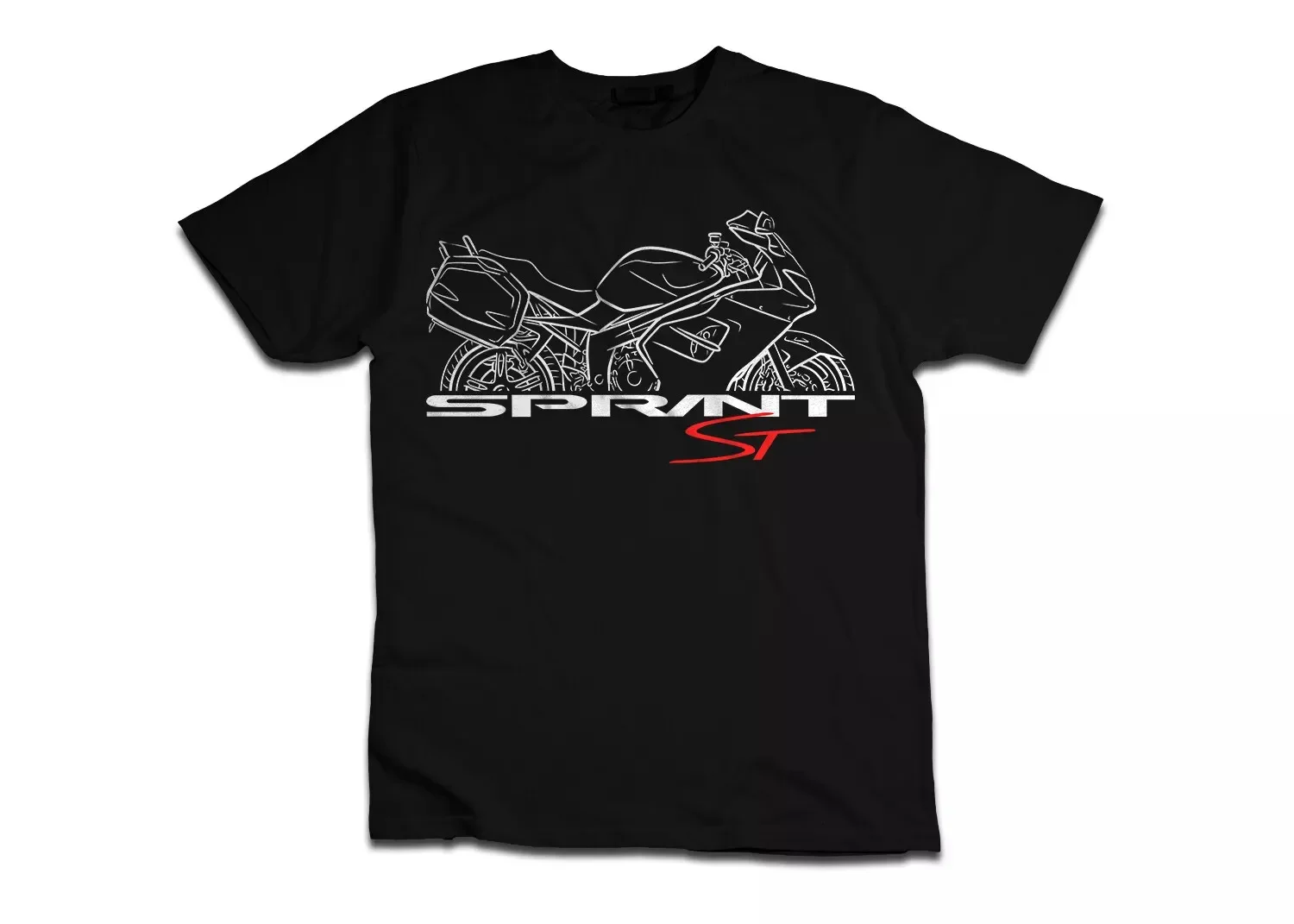 

2024 Men T Shirt Casual Triumphs Sprint ST Motorcycle for Riders T-shirt Graphic Summer Short Sleeves 100% Cotton S-3XL Cool Tee