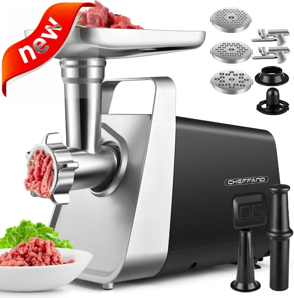 

Electric Meat Grinder, 350W Max 2600W, Stainless Steel