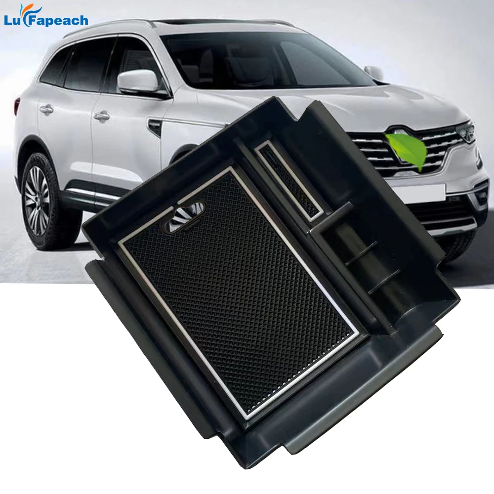 

Suitable For Renault Koleos Central Control Center Armrest Storage Box Kleijia Interior Modification Device ABS Auto Accessories