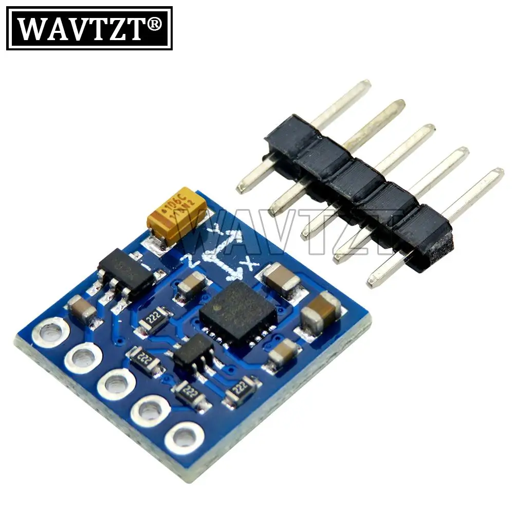 Picture 3: WAVTZT QMC5883 GY-271 3V-5V Triple Axis Tri-axis 3 Axis Compass Magnetometer Sensor Module Board QMC5883L For Arduino