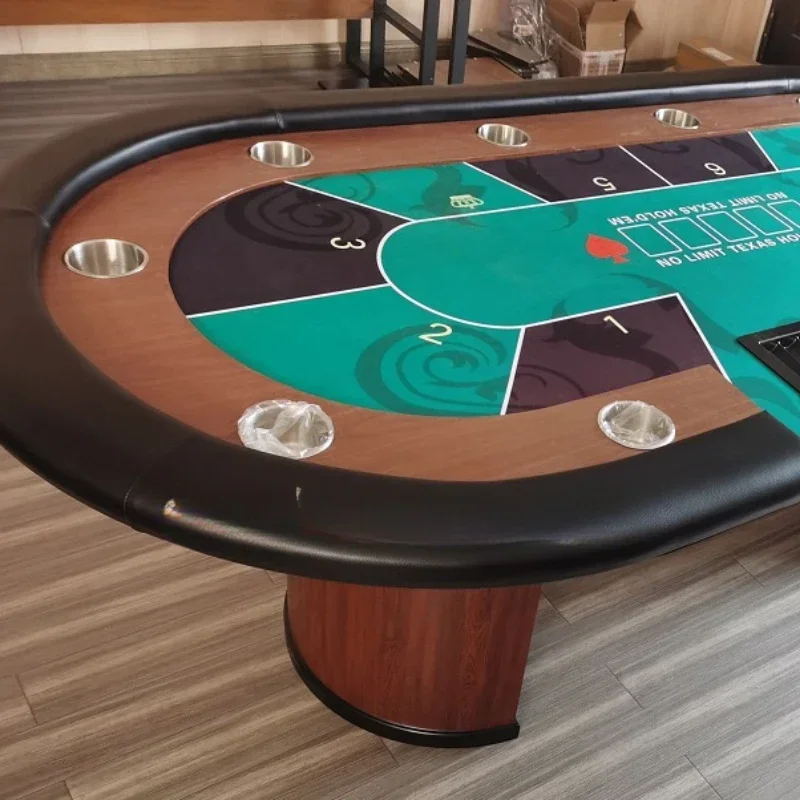 Tavolo da poker Baccarat Chips Sala degli scacchi Dedicato Gamba singola Può essere personalizzato Tovaglia Colore Dimensioni