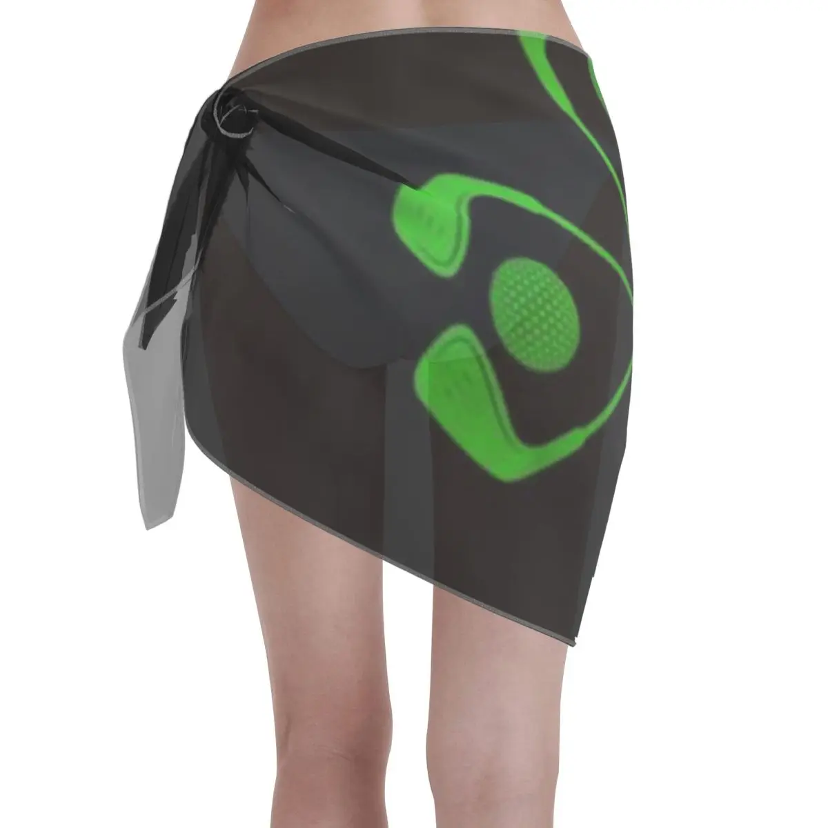 Promotion St Patrick S Day Golf Shamrock Women's Beach Wrap SkirtBackyard Pool Party Open Front Wrap