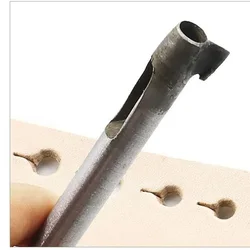 2.5mm-8mm Tail Belt Punch DIY Leather Punching Tools Round Head Rivet Fastener Installation Craft Hole Punch Tool
