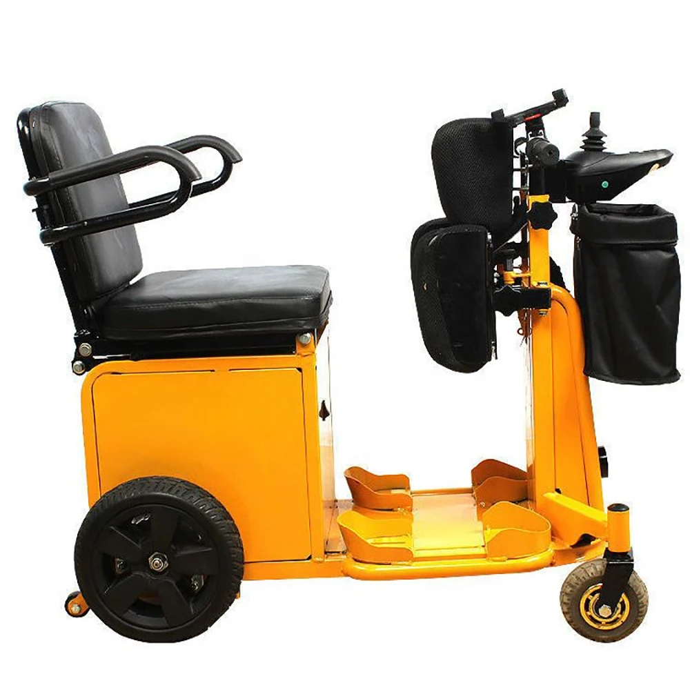 china Electric Wheel chair Mobility Foldable standing Electric lightweight wheelchair for the Elderly and Handicapped