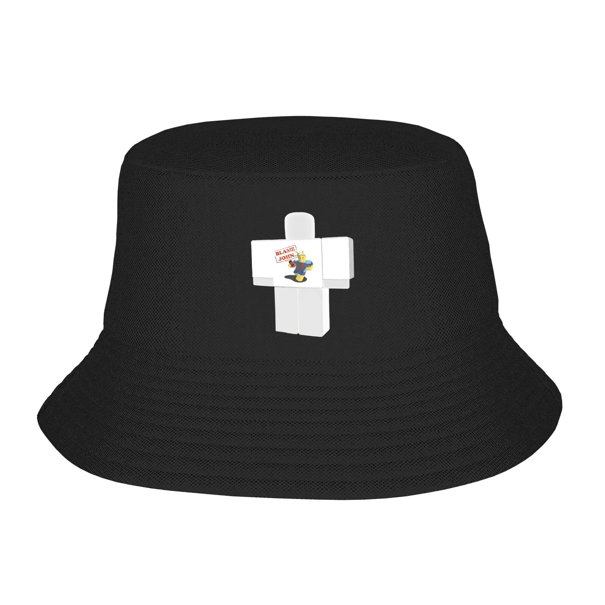 

Blame John Forsaken Bucket Hat Harajuku Fisherman Caps Soft Fold Vacation Sun Hats For Unisex Korean Custom Cap