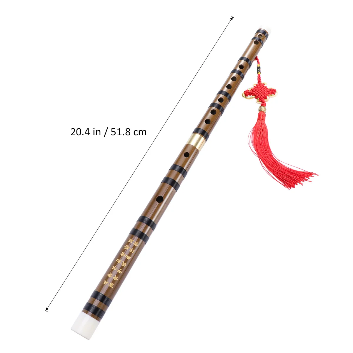 

Handmade Bamboo Flute Traditional Chinese Fife Flute Musical Instrument Random Color Durable Lovely Tone Musical Instrument
