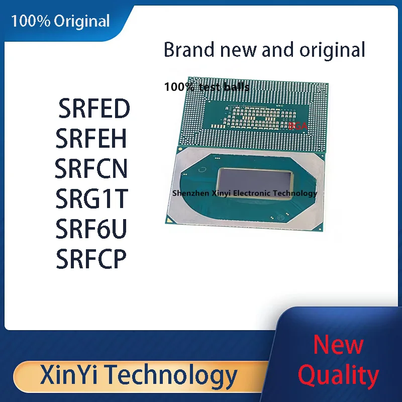 

Original New Test balls SRFED SRFEH SRFCN SRG1T SRF6U SRFCP I7-9750H I7-9850H BGA Chipset