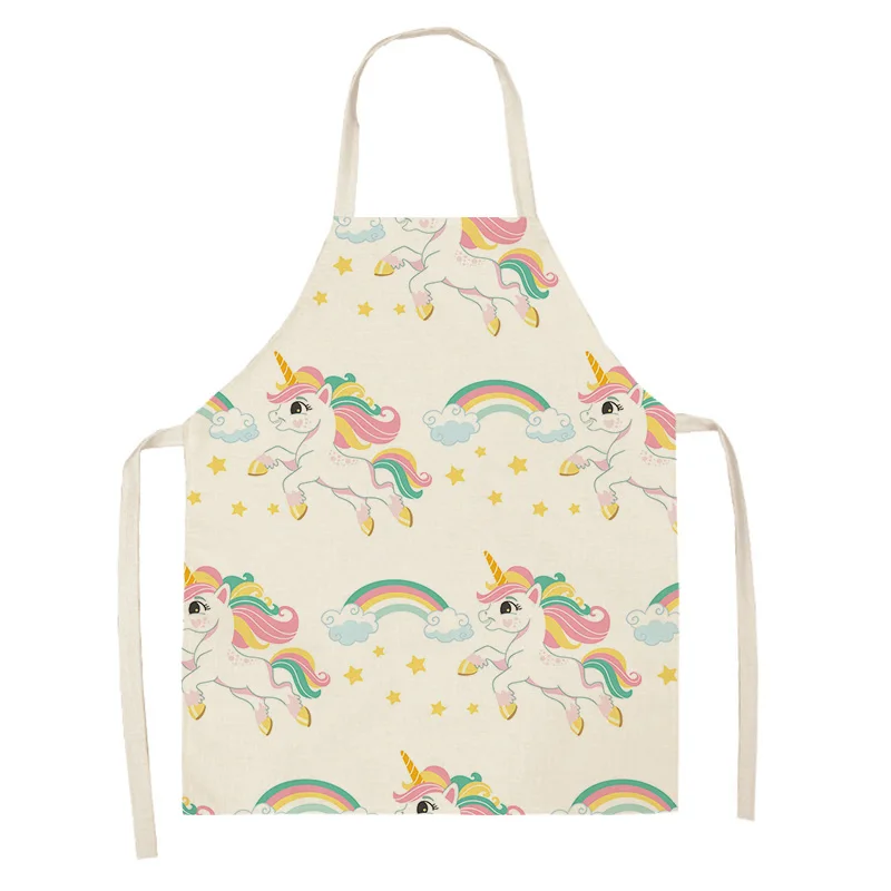 Women's kitchen apron Linen man Children's Big size Child girl Waterproof boho Half Work Coffee simple Modern cute animal funny