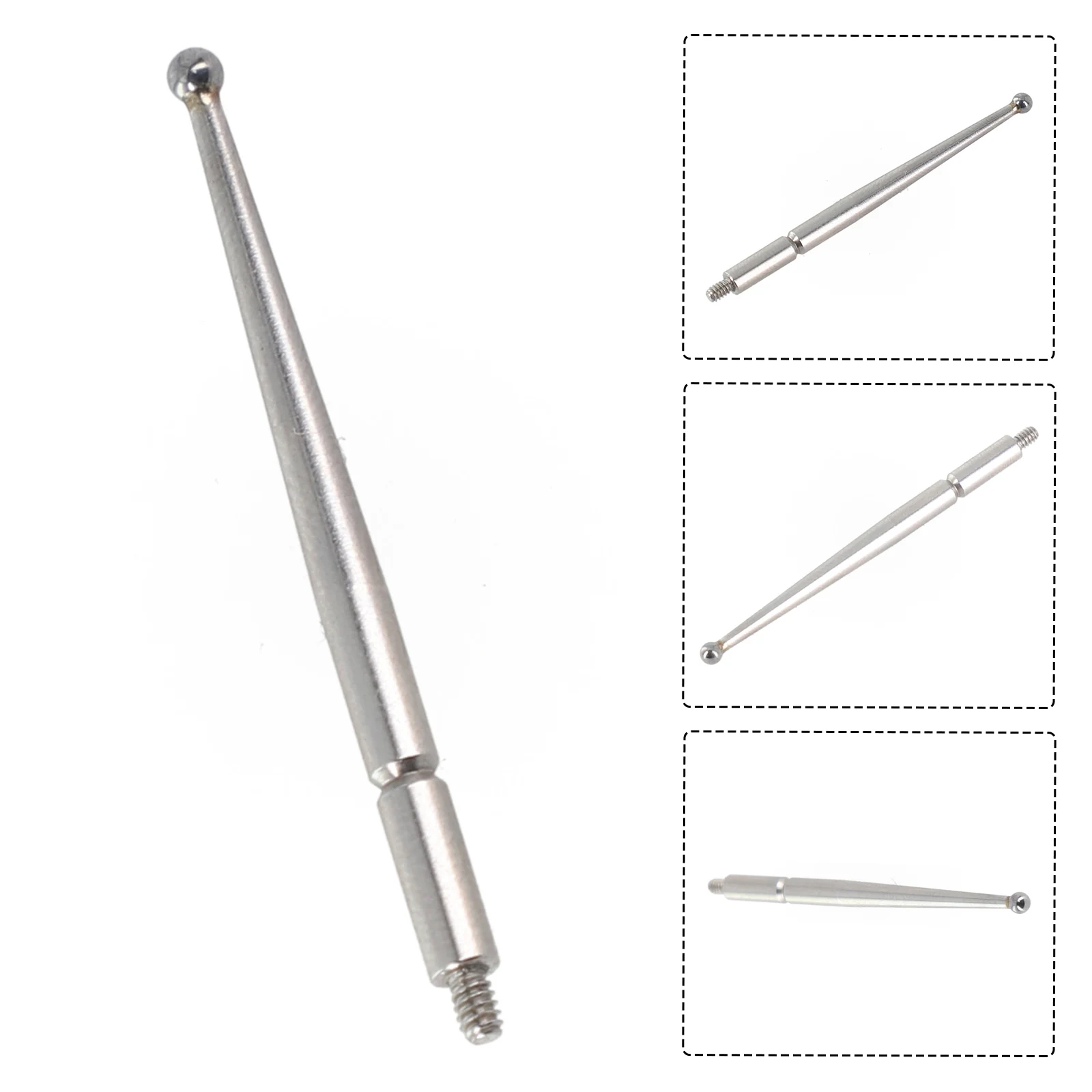 Reliable Contact Points for Dial Test Indicator 2mm Carbide Ball M1 6 Thread Resistant to Wear and Magnetic Fields