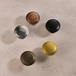 Chinese style shoe cabinet cabinet handle imitation copper drawer cabinet door single hole antique zinc alloy accessory handle