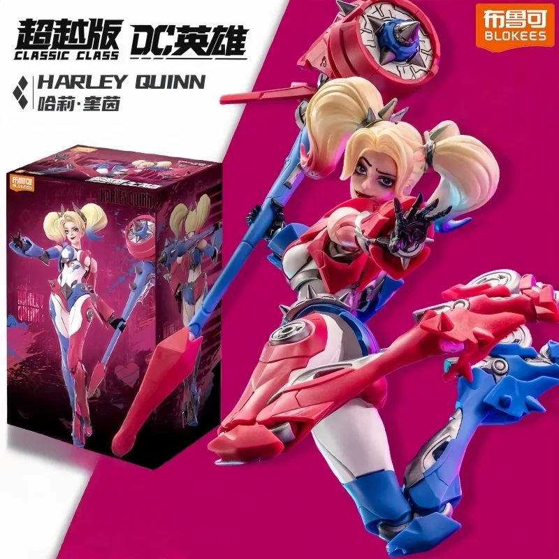 

New Blokees DC Heroes Harley Quinn Champion Class Blocks Figure Batman Toy Collectible Action Figure Desktop Decor Display Gift