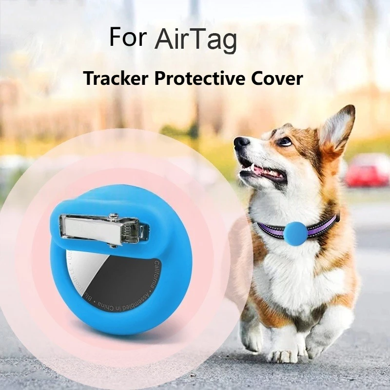 

Silicone Protective Case With Clip Buckle For Apple AirTag Anti-lost Device Suitable For Children's Positioning Tracker