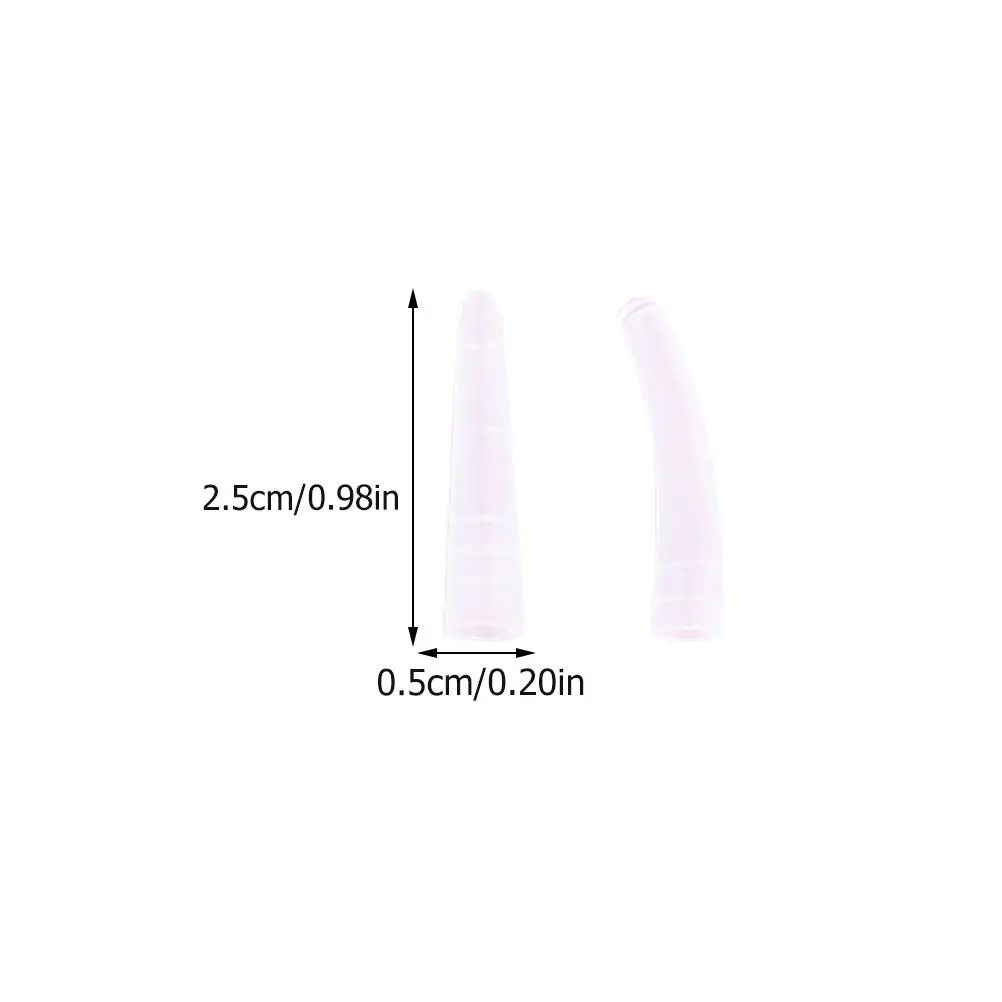 1Set Eyelash Grafting Tweezers Caps Sleeves Protective Covers Non-Slip Dustproof for Travel Professional Beauty Use