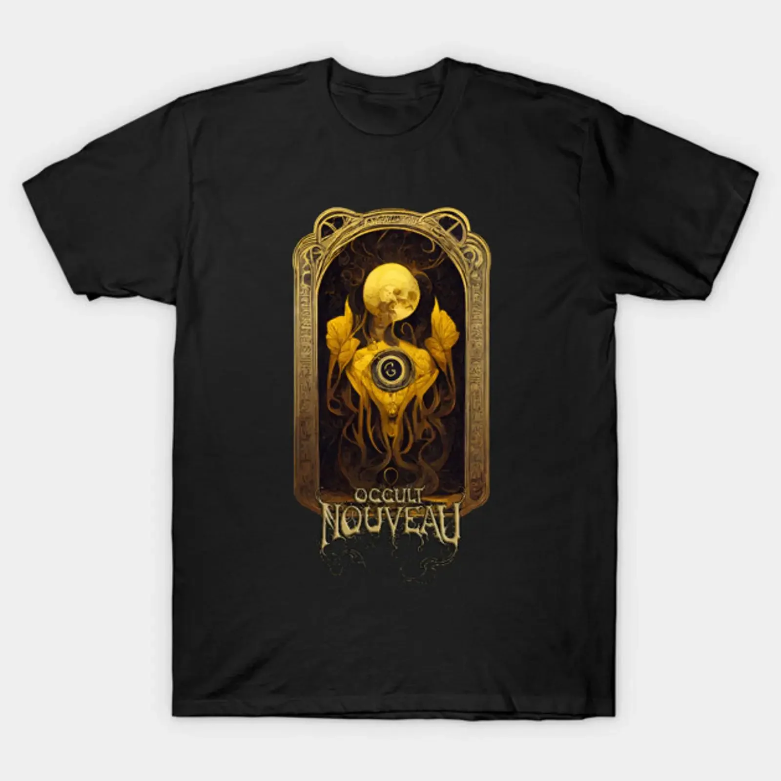 Occult Nouveau The Uncanny Beholder of Astral Visions T Shirt vintage Washed streetwear Soft Stylish Stretched