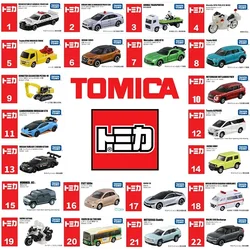 Takara Tomy Tomica No.1-No.20 Simulation Alloy Car Model Reproduction Series1/64 Children Christmas Gift Boys and Girls Toys