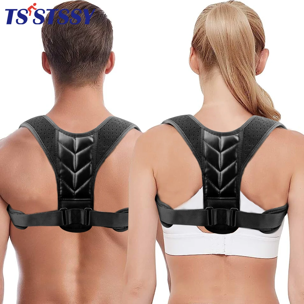 

Adjustable Back Posture Corrector Anti-Camel Correction Belt Clavicle Spine Support Posture Trainer for Fitnes Home Office Sport