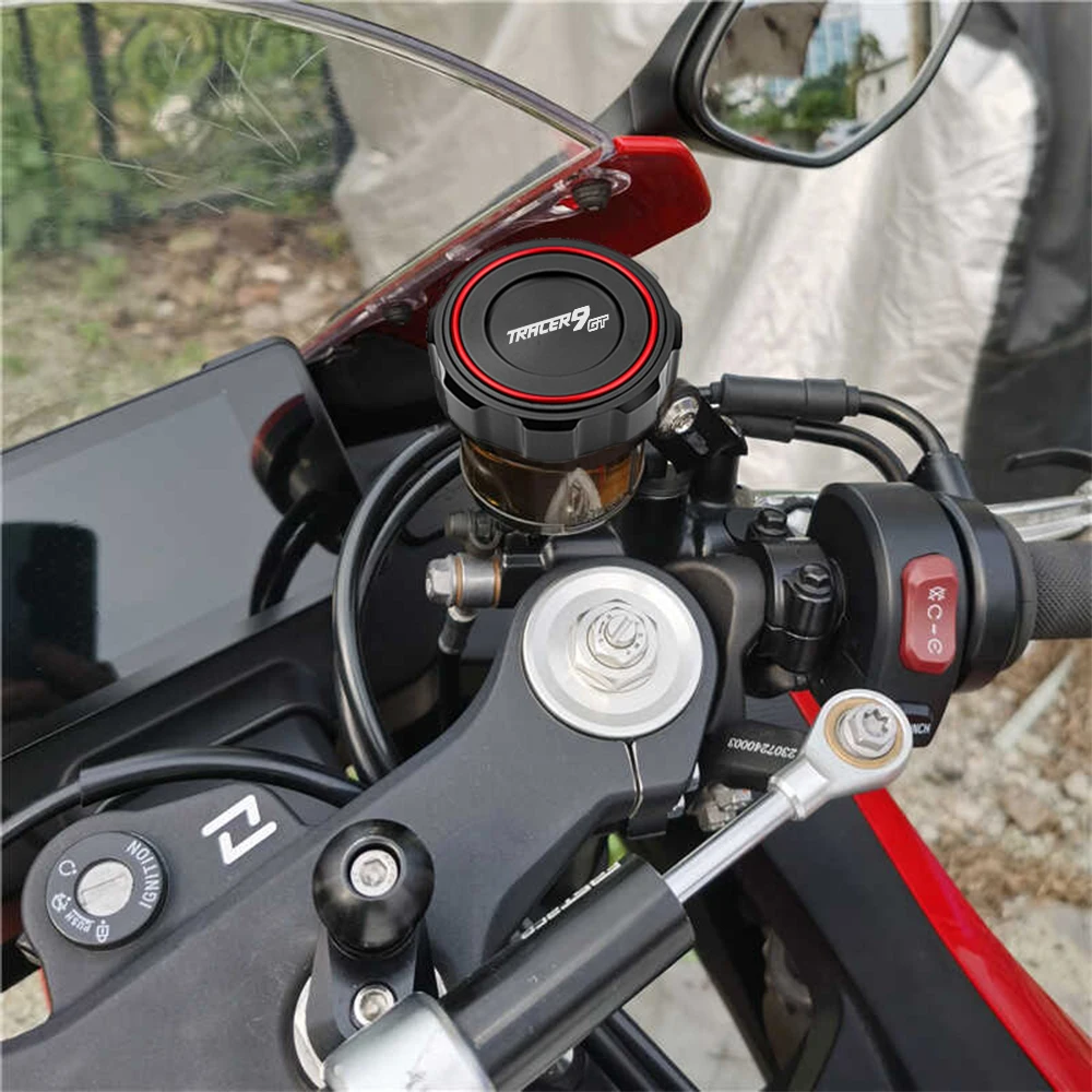 For YAMAHA TRACER 9GT TRACER 9 GT TRACER 900 GT Motorcycle CNC Front Rear Brake Fluid Reservoir Tank Cover Engine Oil Filler Cap