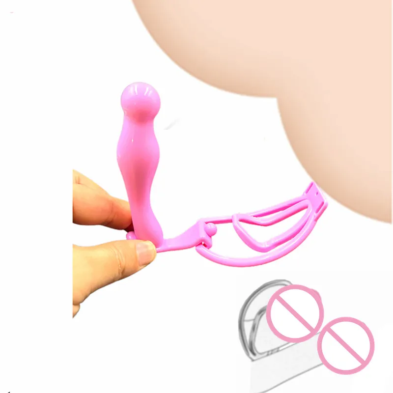 Penis  Clip Chastity Panty Chastity Lock Male Cock Cage Panty Anal Plug Mimic Female Pussy Sexy Toy  Sexy Toy for Men Adults