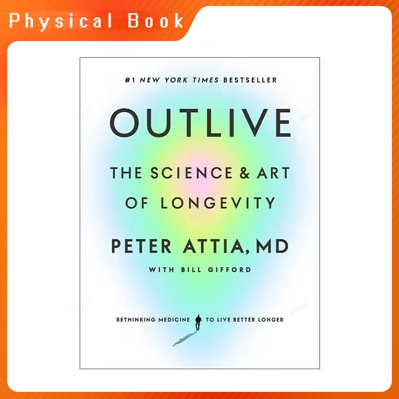 【100% New Book】English  Book Outlive By Peter Attia The Science and Art of Longevity Paperback