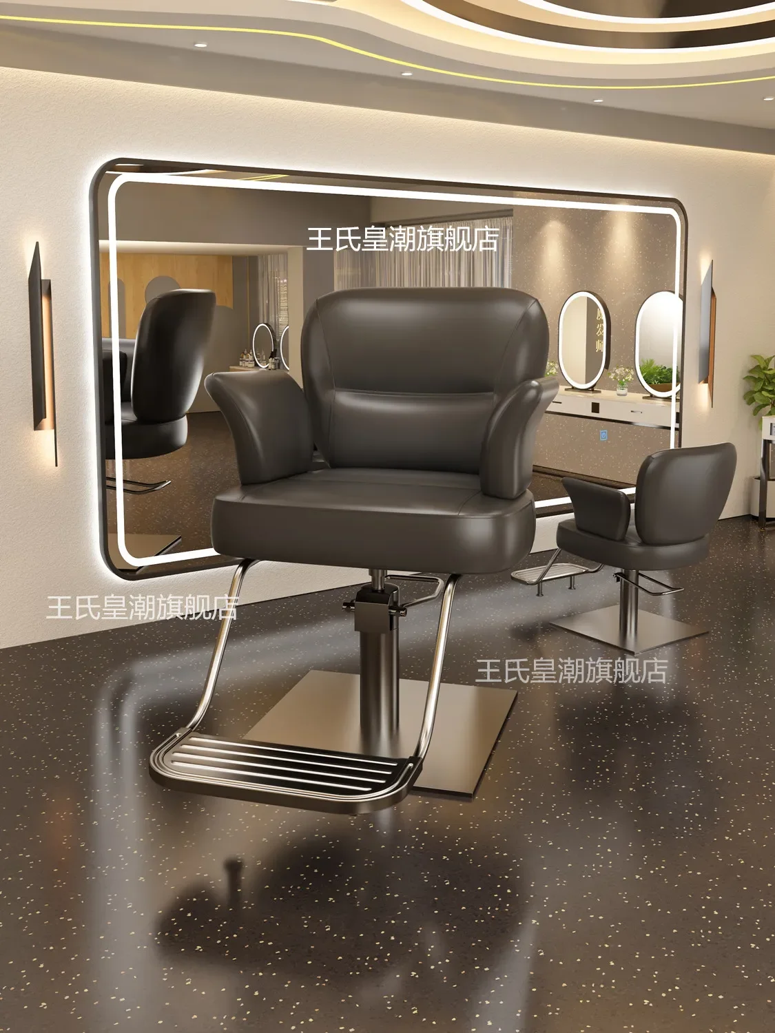 

Internet celebrity barber shop chair hair salon special hair salon stool high-end simple hair cutting chair perm and dye seat li